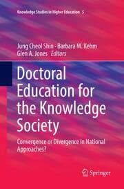 Cover von Doctoral Education for the Knowledge Society