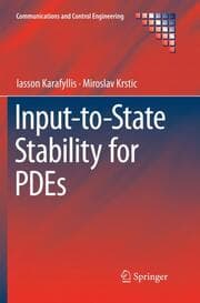 Cover von Input-to-State Stability for PDEs
