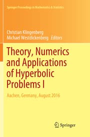 Cover von Theory, Numerics and Applications of Hyperbolic Problems I