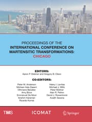 Cover von Proceedings of the International Conference on Martensitic Transformations: Chicago
