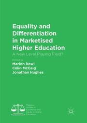 Cover von Equality and Differentiation in Marketised Higher Education