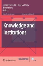 Cover von Knowledge and Institutions