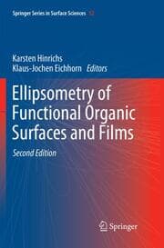 Cover von Ellipsometry of Functional Organic Surfaces and Films