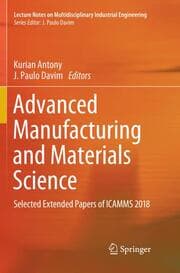 Cover von Advanced Manufacturing and Materials Science