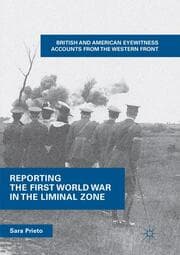 Cover von Reporting the First World War in the Liminal Zone
