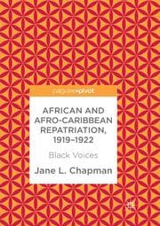 Cover von African and Afro-Caribbean Repatriation, 1919-1922