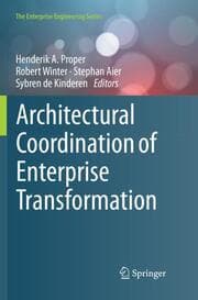 Cover von Architectural Coordination of Enterprise Transformation