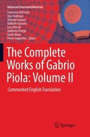 Cover von The Complete Works of Gabrio Piola: Volume II