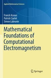 Cover von Mathematical Foundations of Computational Electromagnetism