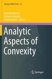Cover von Analytic Aspects of Convexity