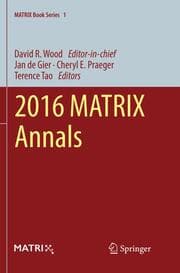 Cover von 2016 MATRIX Annals