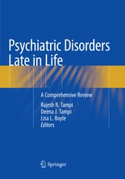 Cover von Psychiatric Disorders Late in Life