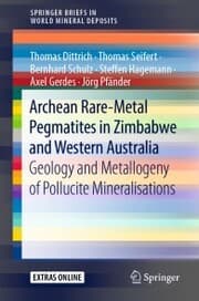 Cover von Archean Rare-Metal Pegmatites in Zimbabwe and Western Australia