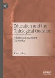 Cover von Education and the Ontological Question