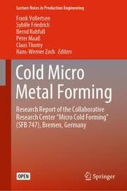 Cover von Cold Micro Metal Forming
