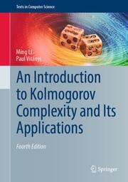 Cover von An Introduction to Kolmogorov Complexity and Its Applications