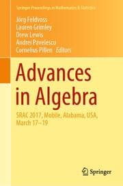 Cover von Advances in Algebra
