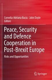 Cover von Peace, Security and Defence Cooperation in Post-Brexit Europe