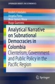 Cover von Analytical Narrative on Subnational Democracies in Colombia