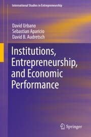 Cover von Institutions, Entrepreneurship, and Economic Performance