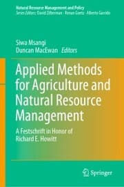 Cover von Applied Methods for Agriculture and Natural Resource Management