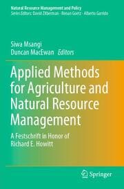 Cover von Applied Methods for Agriculture and Natural Resource Management
