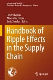 Cover von Handbook of Ripple Effects in the Supply Chain