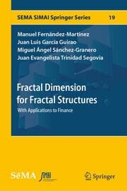 Cover von Fractal Dimension for Fractal Structures
