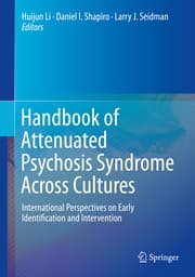 Cover von Handbook of Attenuated Psychosis Syndrome Across Cultures