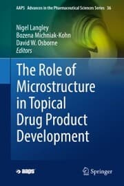 Cover von The Role of Microstructure in Topical Drug Product Development