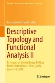 Cover von Descriptive Topology and Functional Analysis II