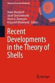 Cover von Recent Developments in the Theory of Shells