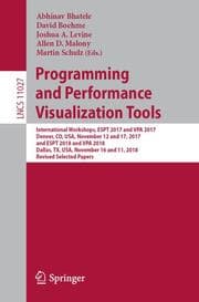 Cover von Programming and Performance Visualization Tools