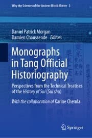 Cover von Monographs in Tang Official Historiography
