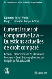 Cover von Current Issues of Comparative Law - Questions actuelles de droit comparé