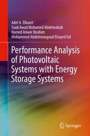 Cover von Performance Analysis of Photovoltaic Systems with Energy Storage Systems