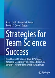 Cover von Strategies for Team Science Success