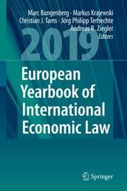 Cover von European Yearbook of International Economic Law 2019