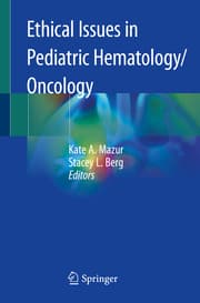 Cover von Ethical Issues in Pediatric Hematology/Oncology