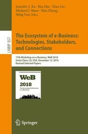 Cover von The Ecosystem of e-Business: Technologies, Stakeholders, and Connections