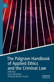Cover von The Palgrave Handbook of Applied Ethics and the Criminal Law