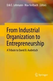 Cover von From Industrial Organization to Entrepreneurship