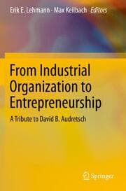Cover von From Industrial Organization to Entrepreneurship