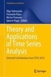 Cover von Theory and Applications of Time Series Analysis