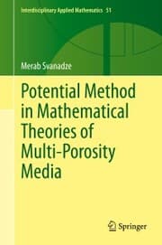 Cover von Potential Method in Mathematical Theories of Multi-Porosity Media
