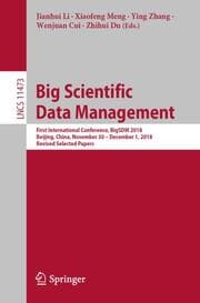 Cover von Big Scientific Data Management