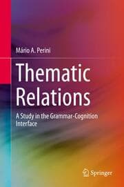 Cover von Thematic Relations