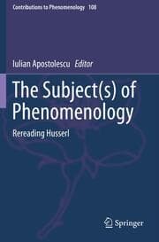 Cover von The Subject(s) of Phenomenology