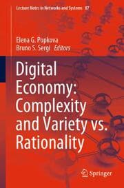 Cover von Digital Economy: Complexity and Variety vs. Rationality