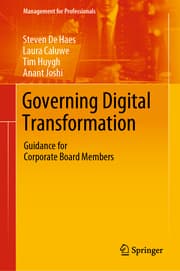 Cover von Governing Digital Transformation